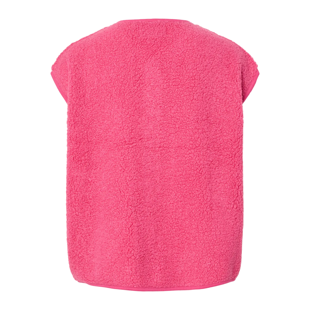 PCKATTY-teddy-vest-shocking-pink-back.png