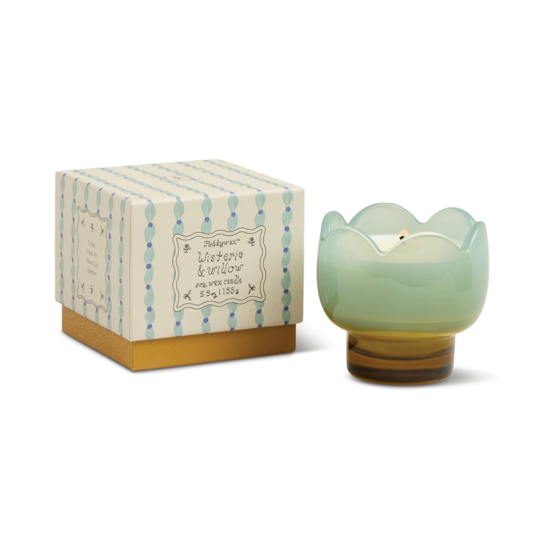 Paddywax Tulip Glass Candle - Wisteria & Willow.png