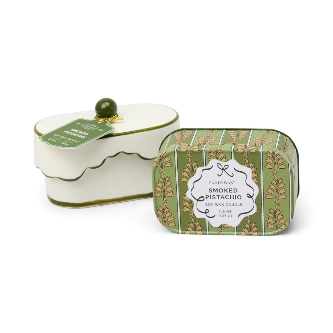 Cherie Ceramic Dish Candle - Green - Smoked Pistachio4.png