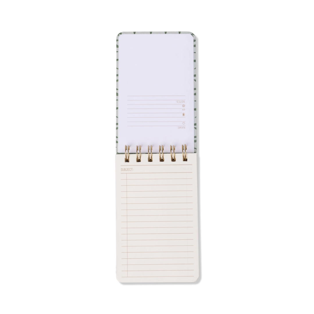 Designworks Ink Tulip Twin Wire Notepad - Green Vine3.png