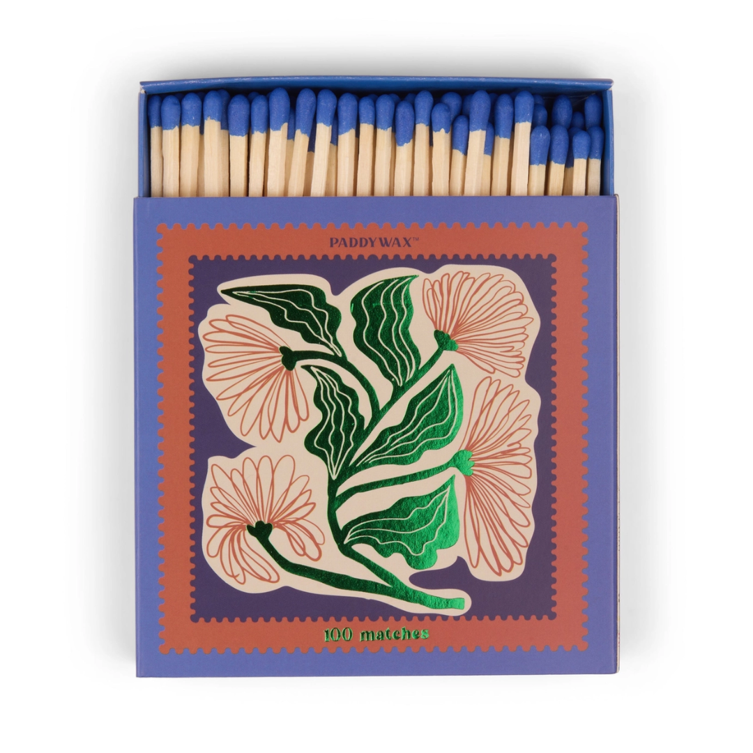 Paddywax Jumbo Boxed Matches - Floral2.png