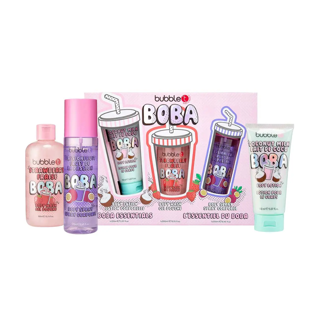 Boba Tea Bathroom Essentials Gift Set - Set of 3.png