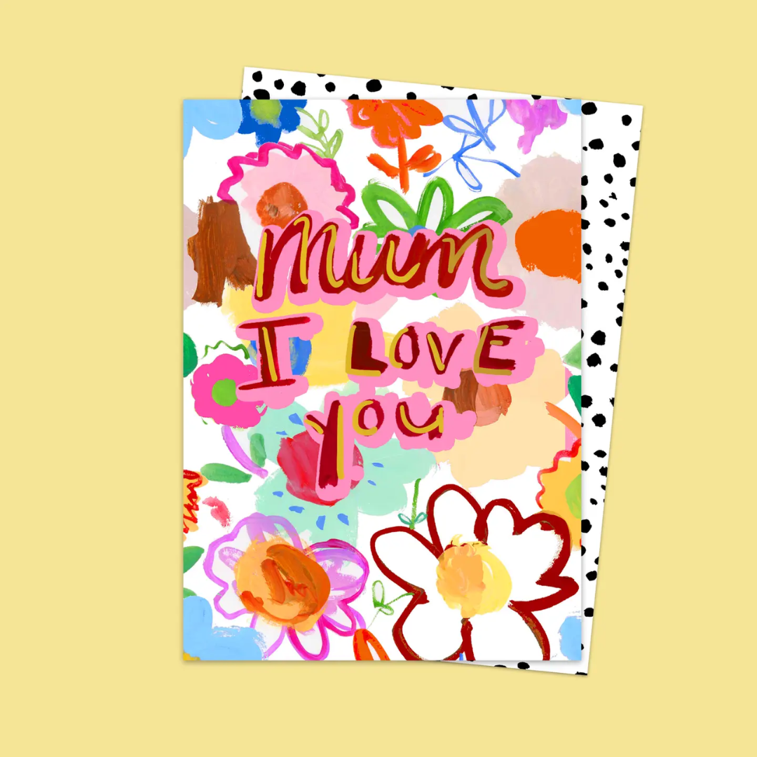Eleanor Bowmer Mum I Love You Floral Card