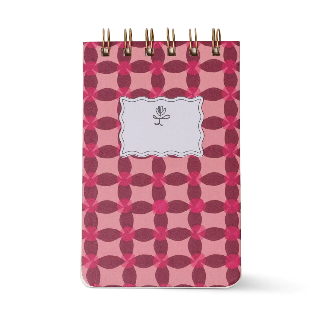 Designworks Ink Tulip Twin Wire Notepad - Pinwheel Pink.png