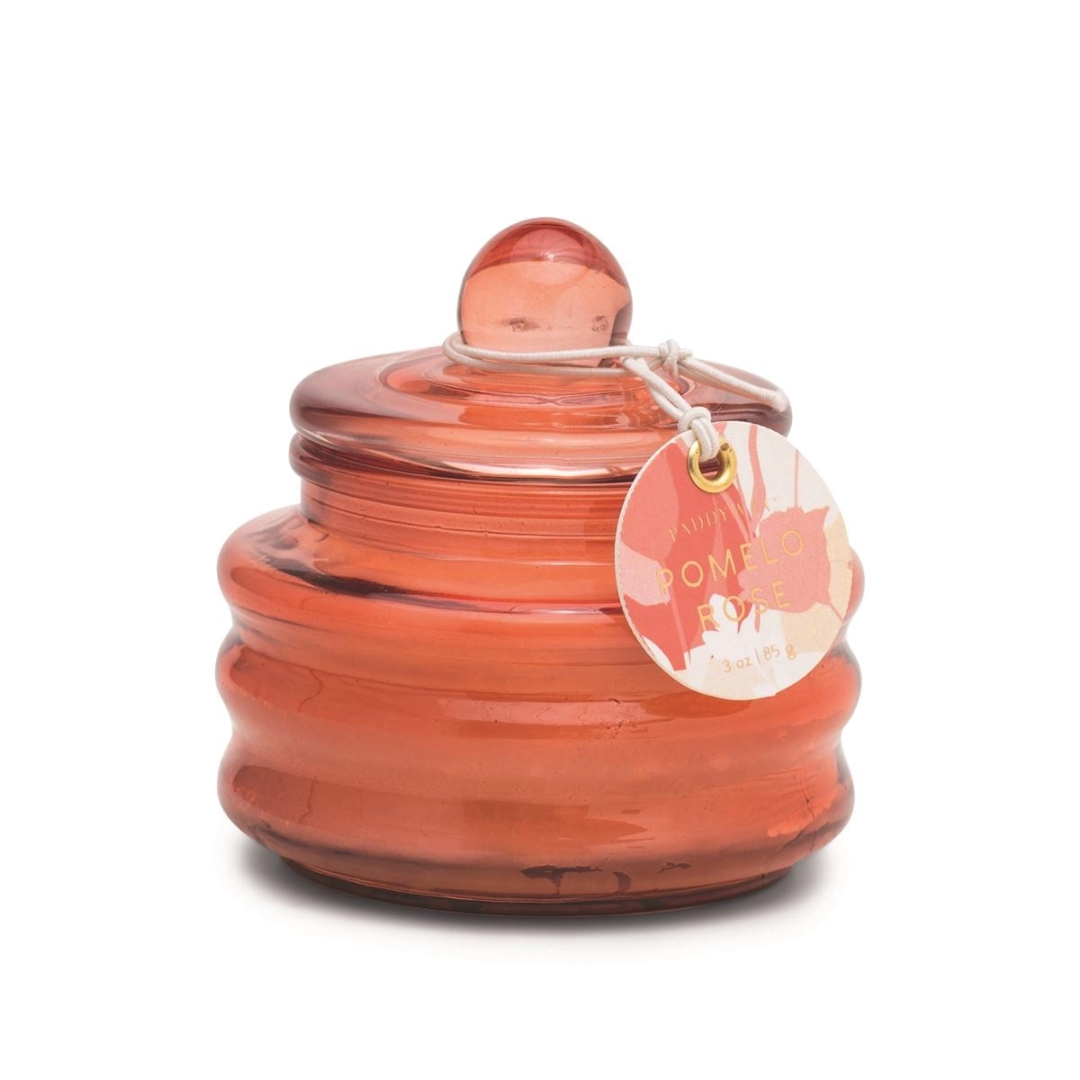 Paddywax Beam Glass Candle - Red - Pomelo Rose.png