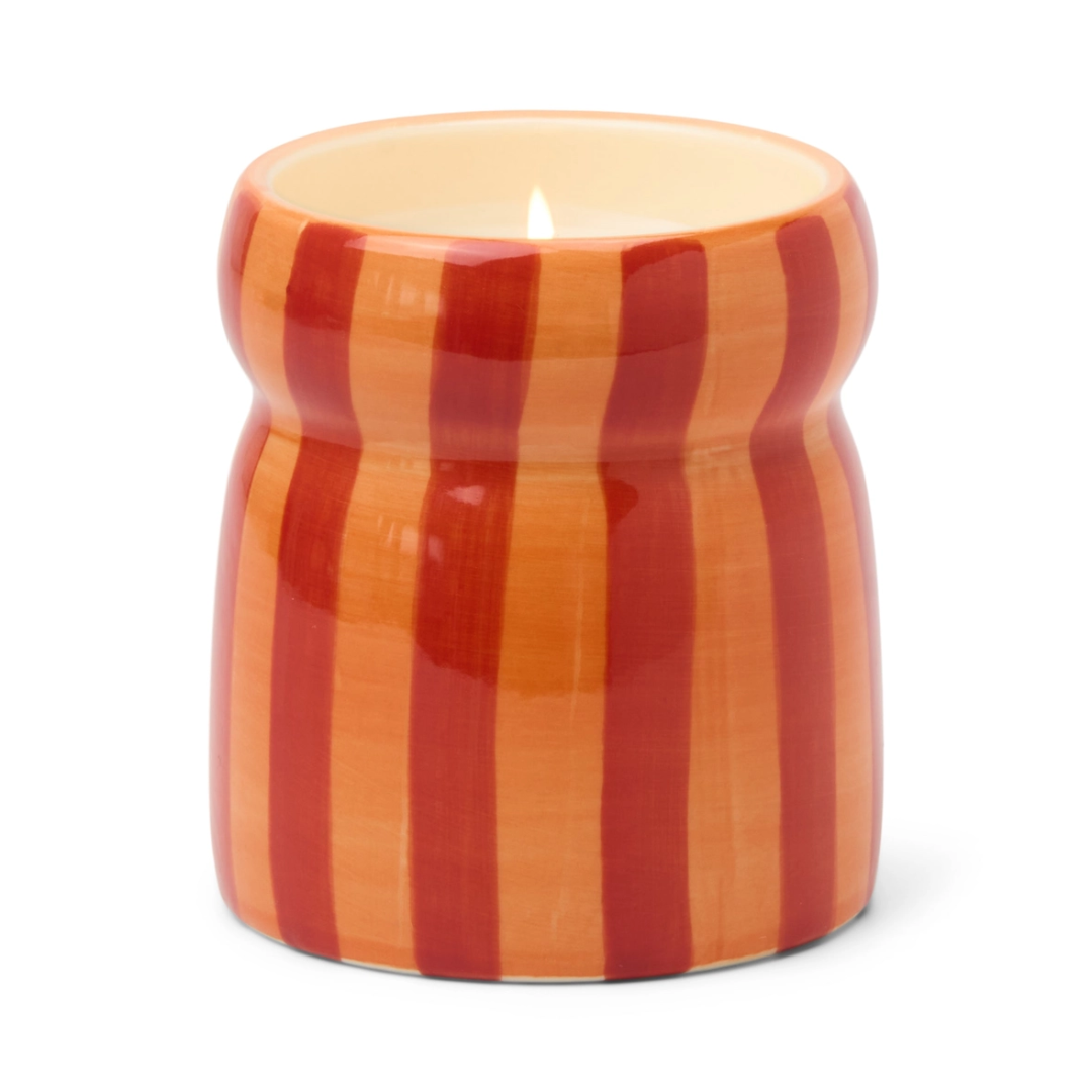 Cabana Red Coral Striped Ceramic Candle - Spiced Apple2.png