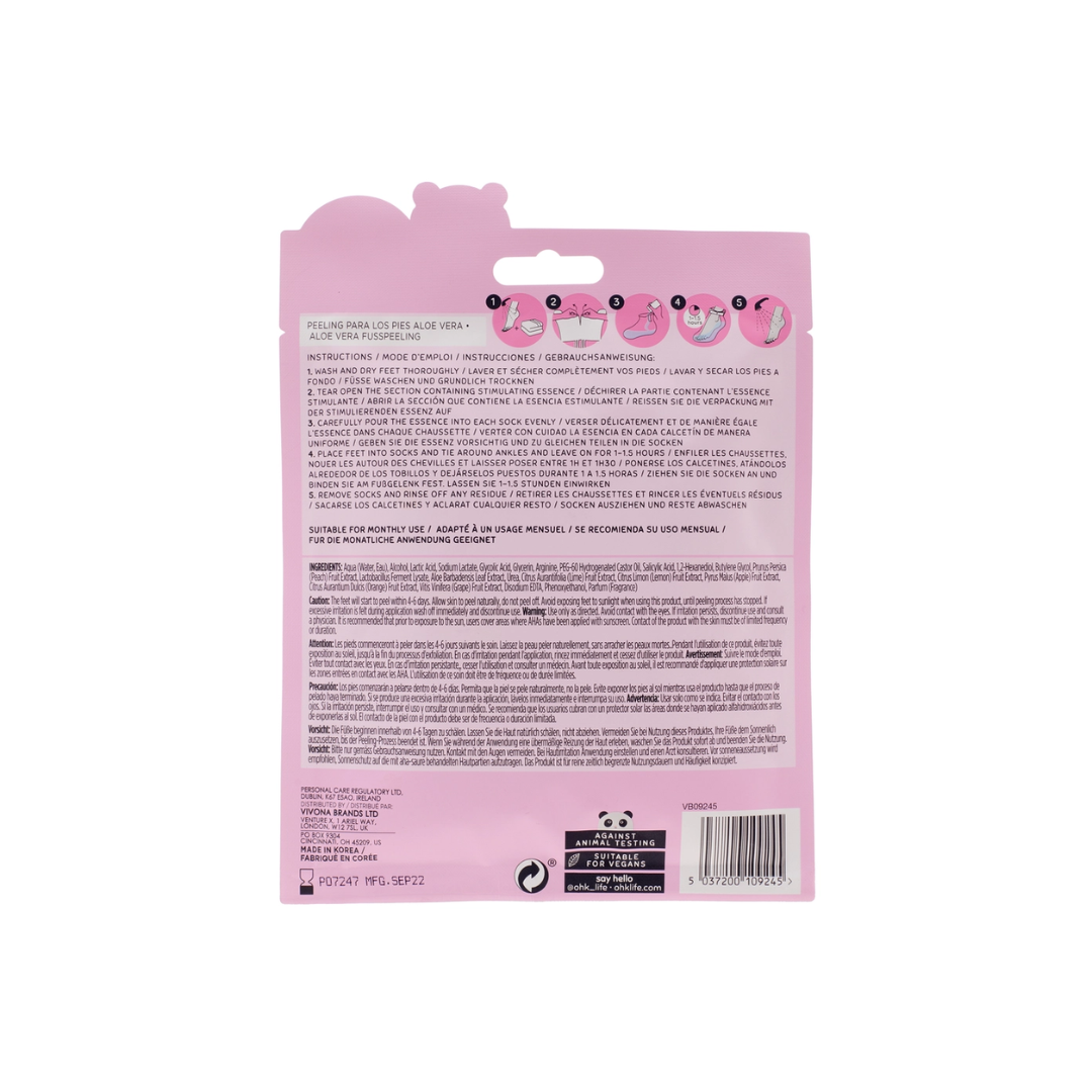 Oh K! Foot Peel Aloe Vera back.png