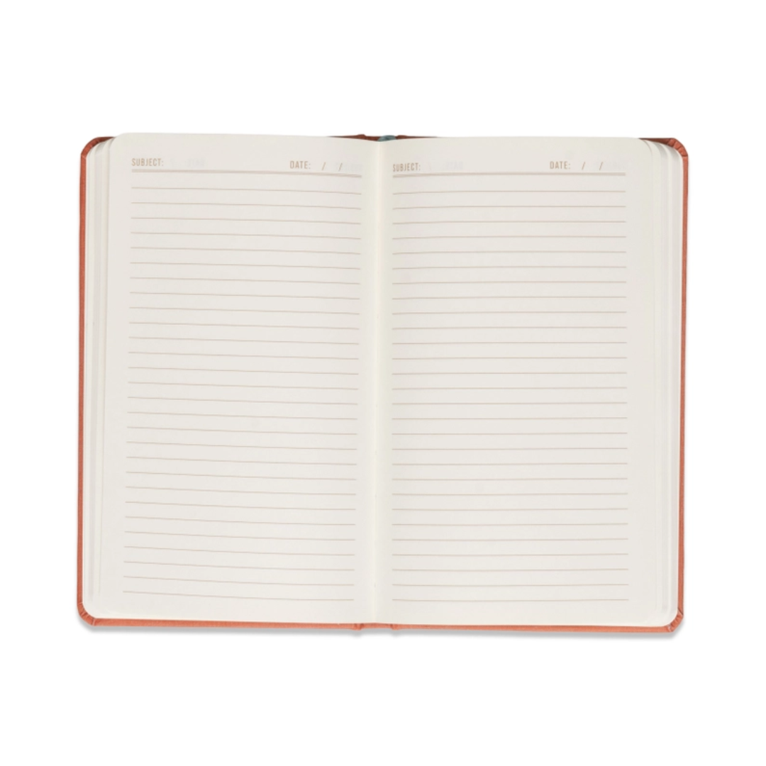 Celestial Bookcloth Journal - Terracotta Sun3.png