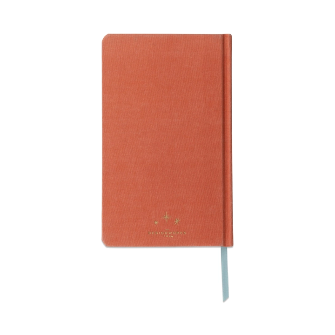 Celestial Bookcloth Journal - Terracotta Sun2.png