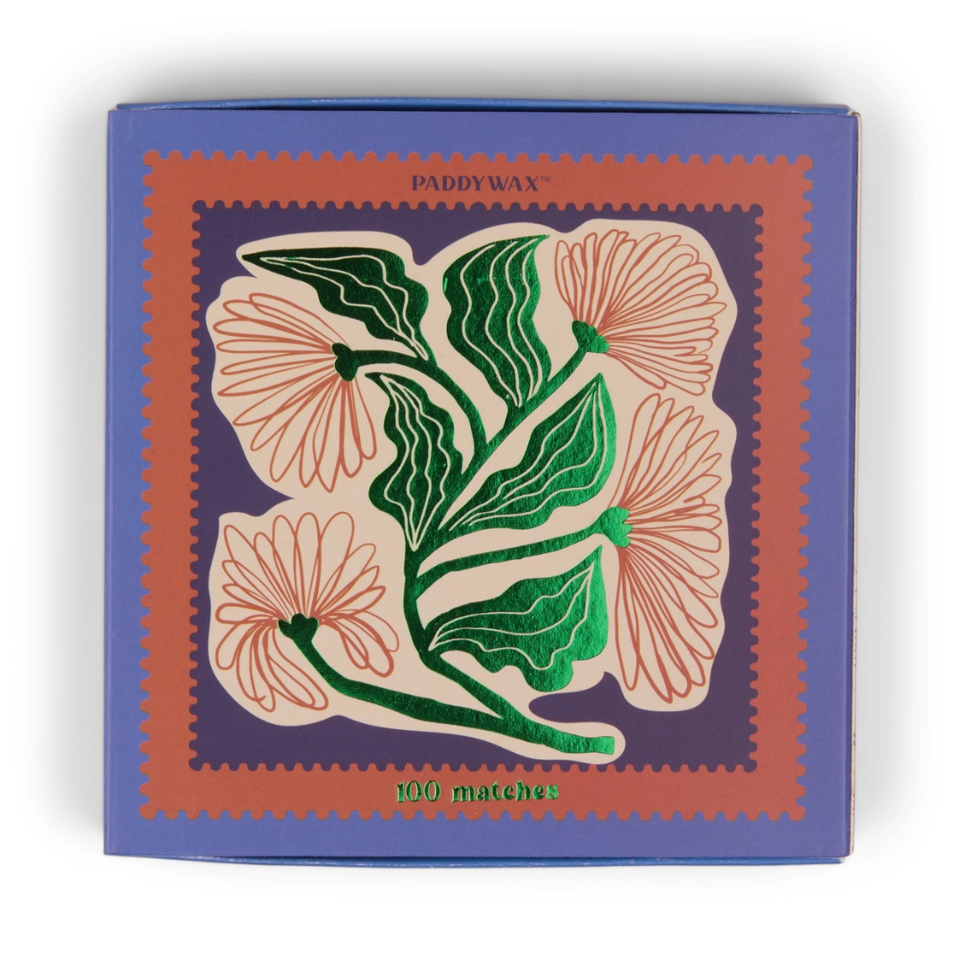 Paddywax Jumbo Boxed Matches - Floral.png