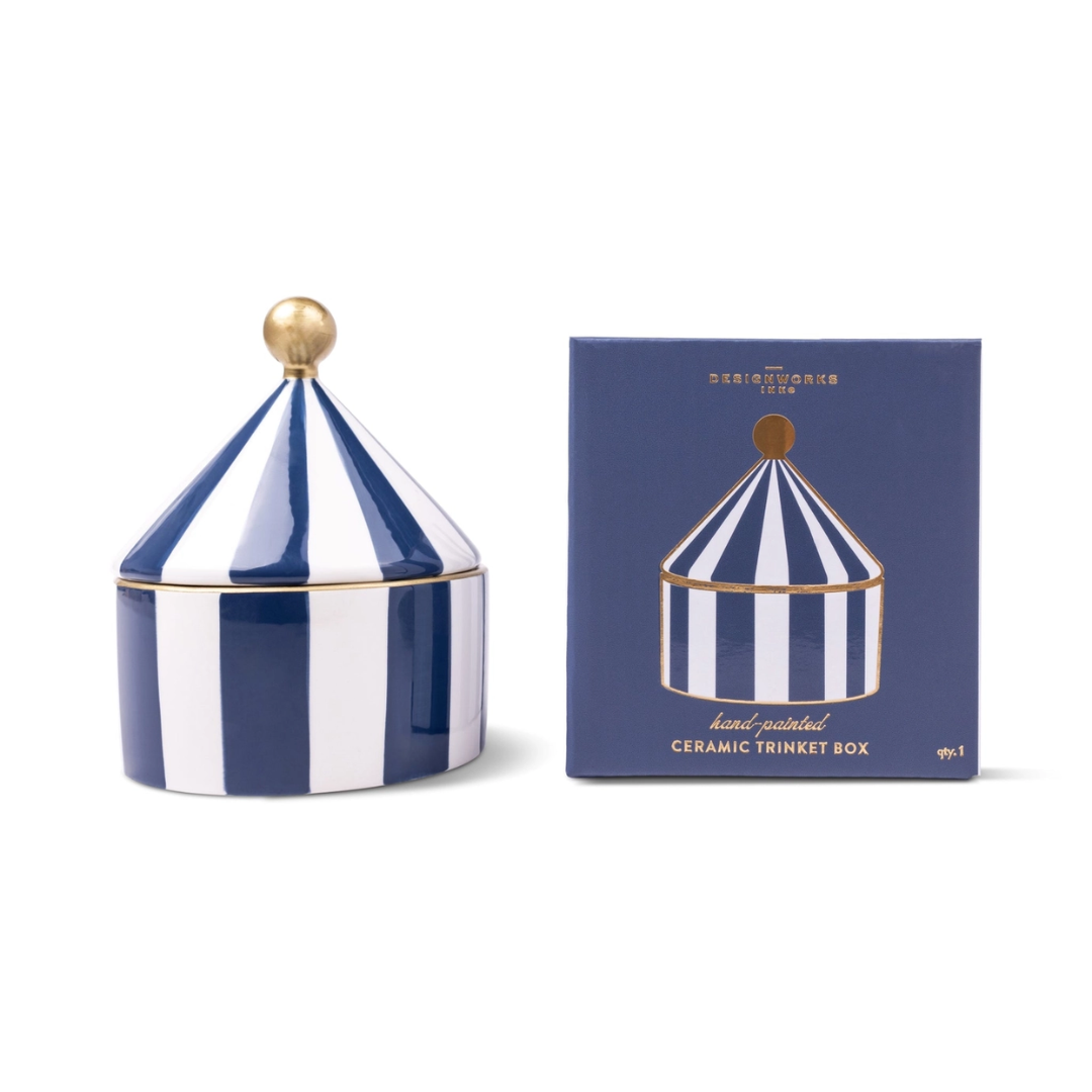 Designworks Ink Ceramic Trinket Box - Navy Stripe2.png