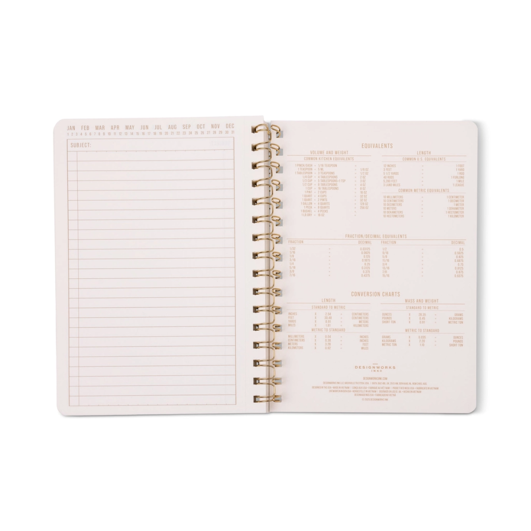 Designworks Ink Tulip A5 Twin Wire Notebook - Blue Lattice3.png