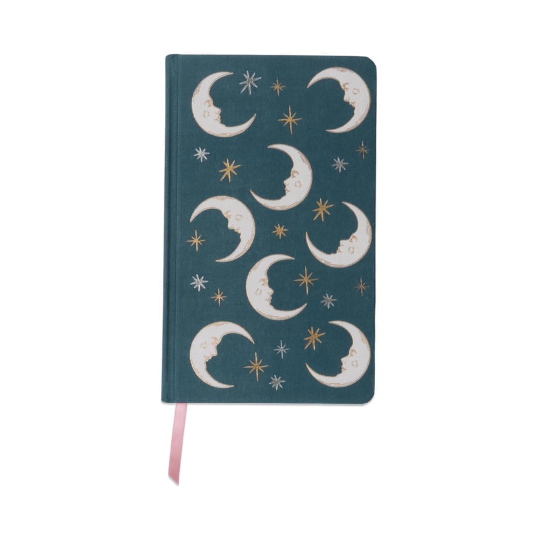 Celestial Bookcloth Journal - Teal Moon.png