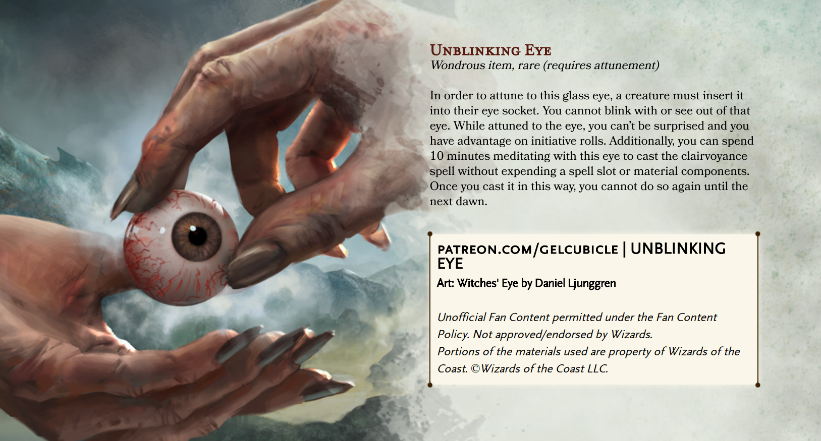 Unblinking Eye — Gelatinous Cubicles