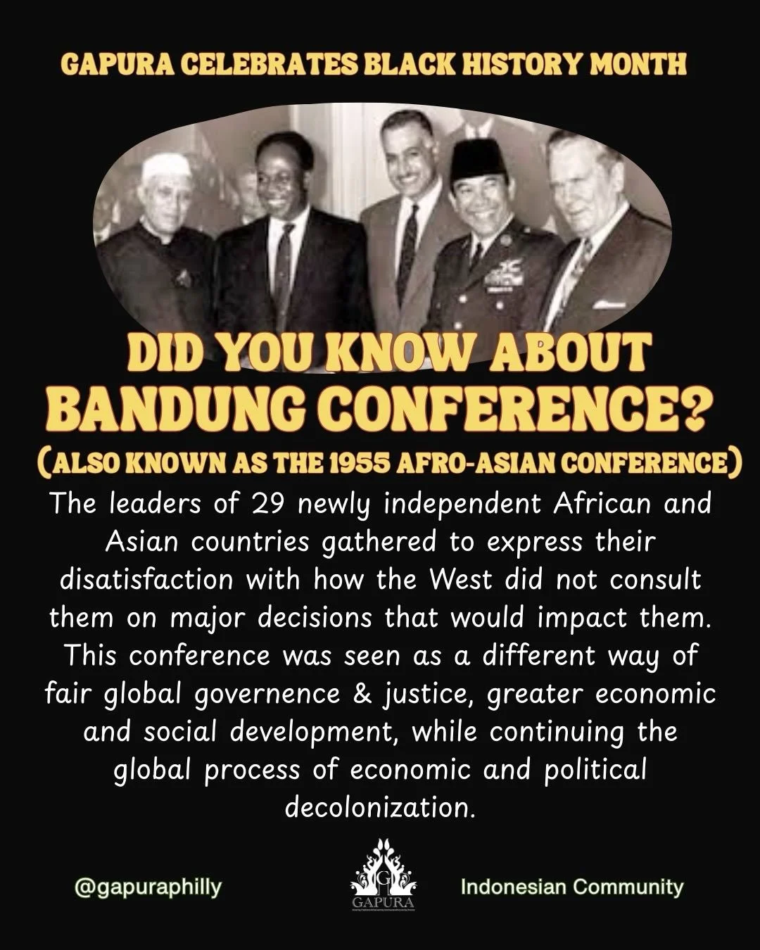 Tahukah kamu bahwa Indonesian pernah mengadakan Konferensı Asia-Afrika? Di Bandung, para pemimpin Asia dan Afrika bersatu menyuarakan solidaritas, perdamaian, dan kemerdekaan pada tahun 1955 dalam Konferensi Asia Afrika.
Mari belajar mengenal semanga