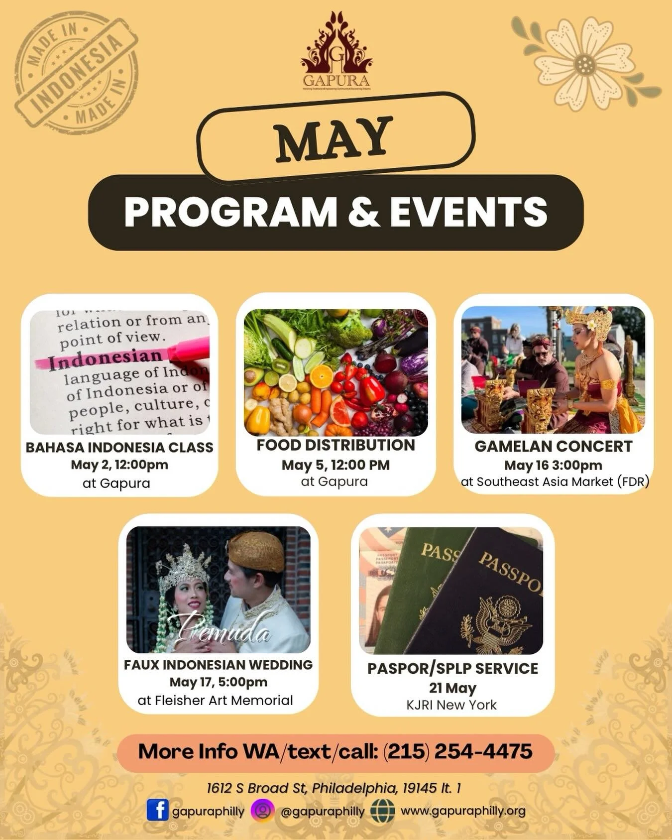 Mark your calendars, come celebrate with us at our May Event. See you there!
