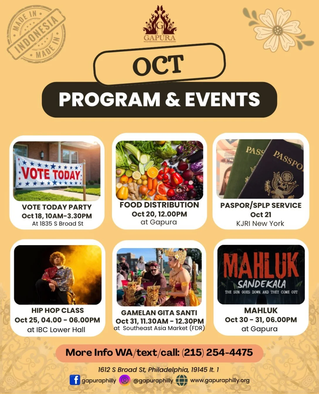 Mark your calendars, come celebrate with us at our October Event. See you there!