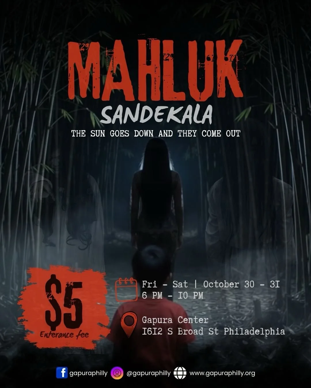 SANDEKALA
The sun goes down, and they come out&hellip;

Have you ever heard of Sandekala?

In Javanese folklore, Sandekala is a supernatural being believed to appear at dusk, as day turns into night a mysterious time when the unseen world is said to 