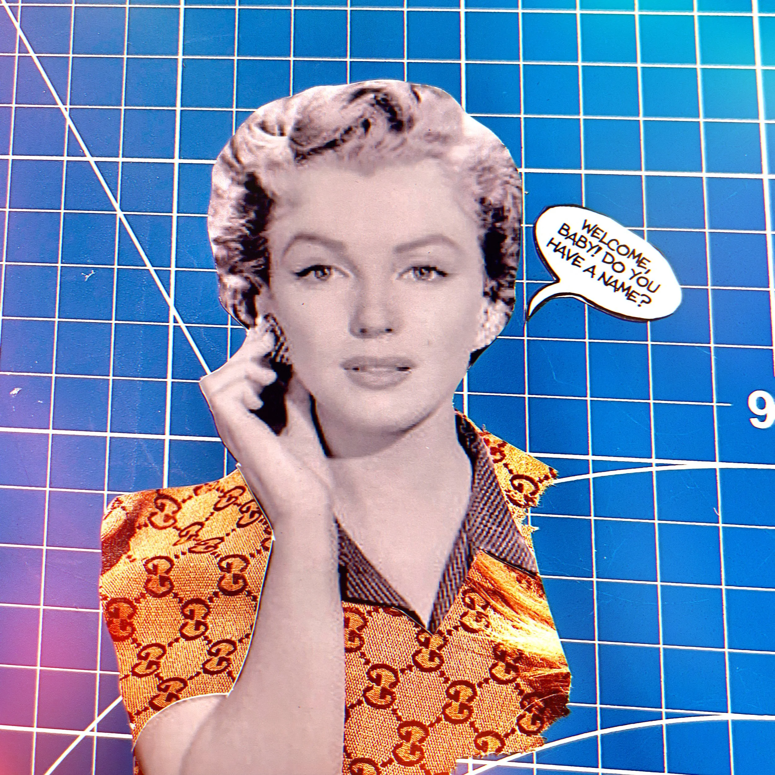 Original Mixed Media Collage Art