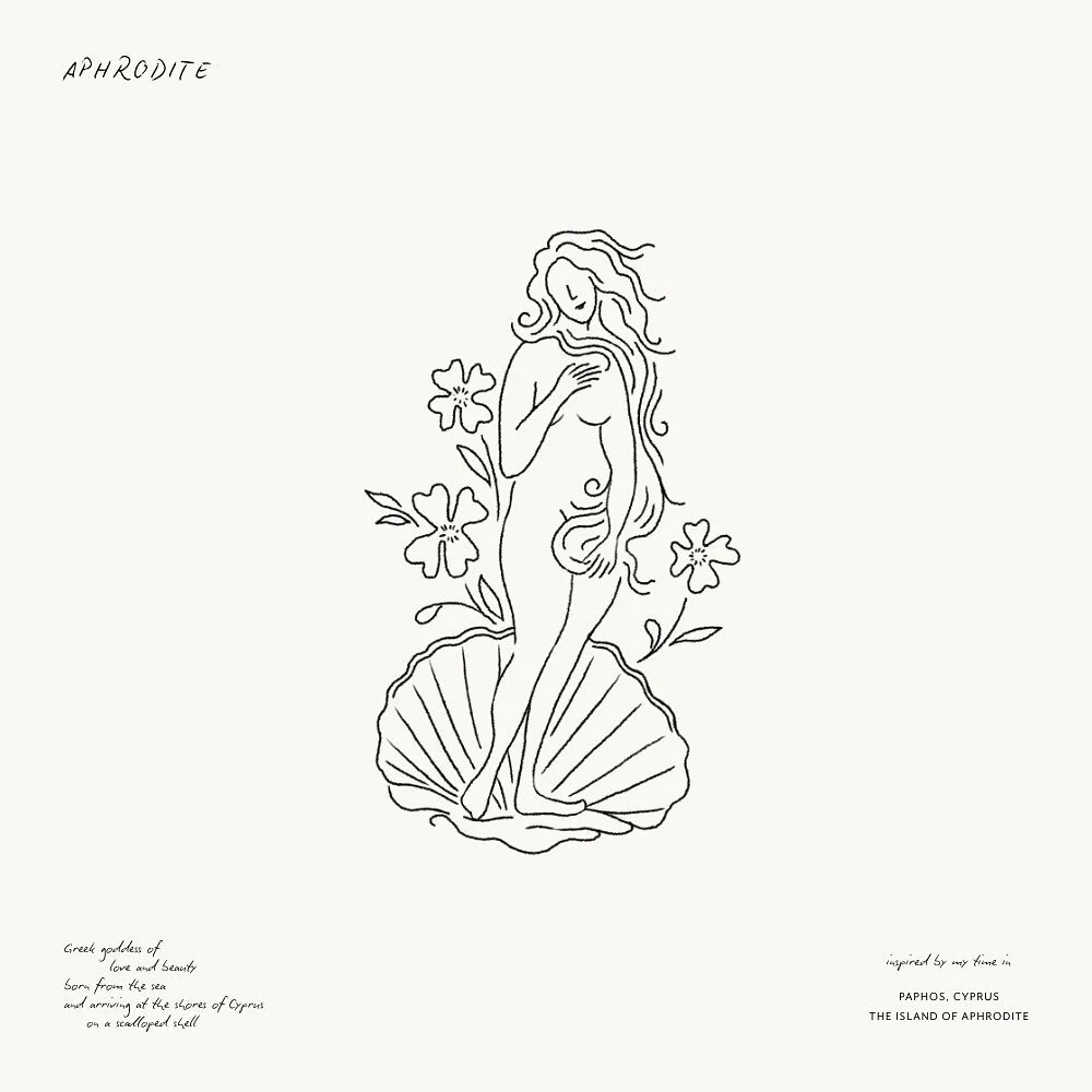 Thinking about adding this print to the shop. Would you buy the black and white or the colored one?

Drew this after visiting Cyprus, the island of Aphrodite, last month. Taking time to slow down and capture the little moments and memories that matte