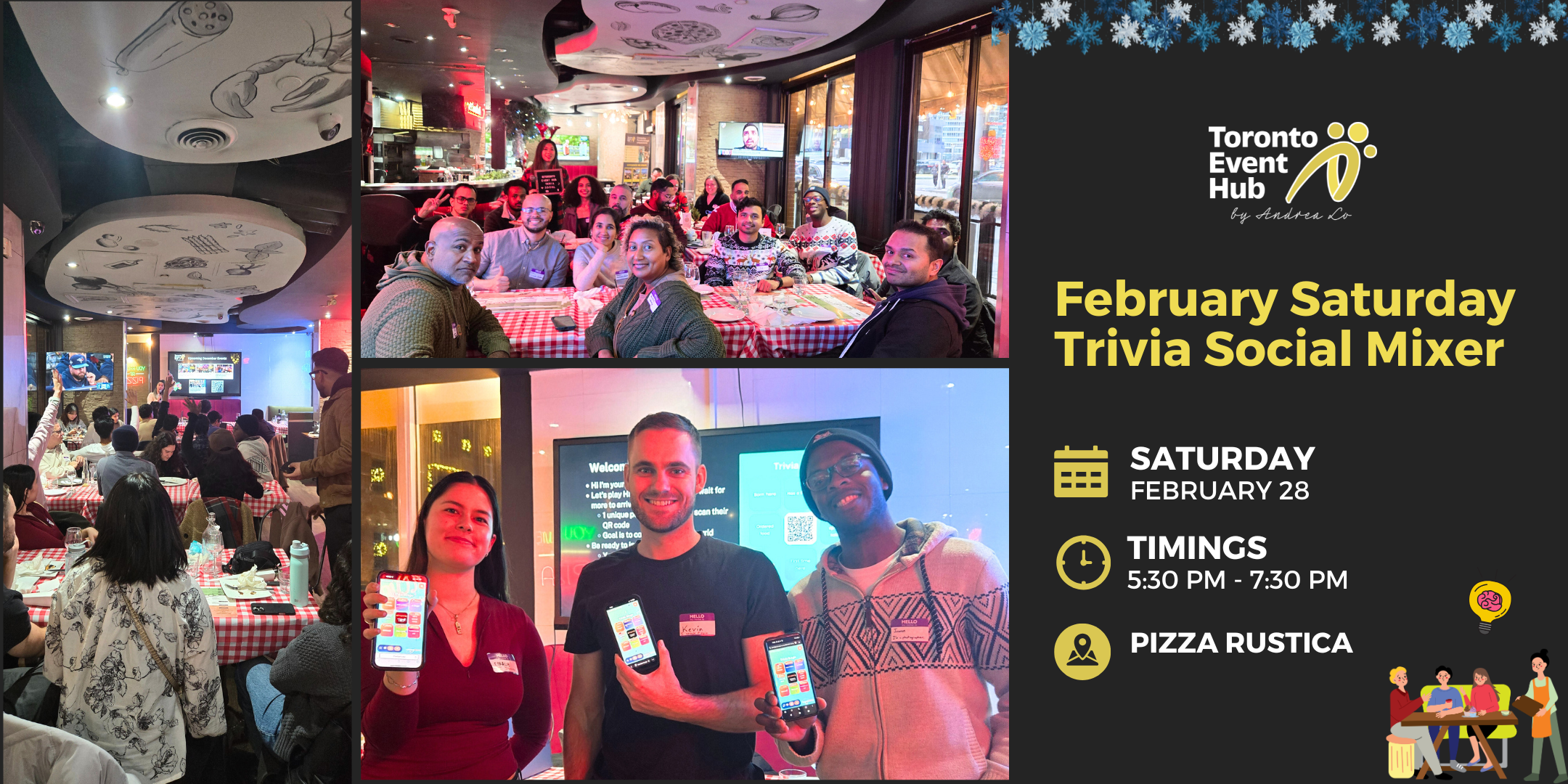 Saturday Trivia Social Mixer in February — Toronto Event Hub