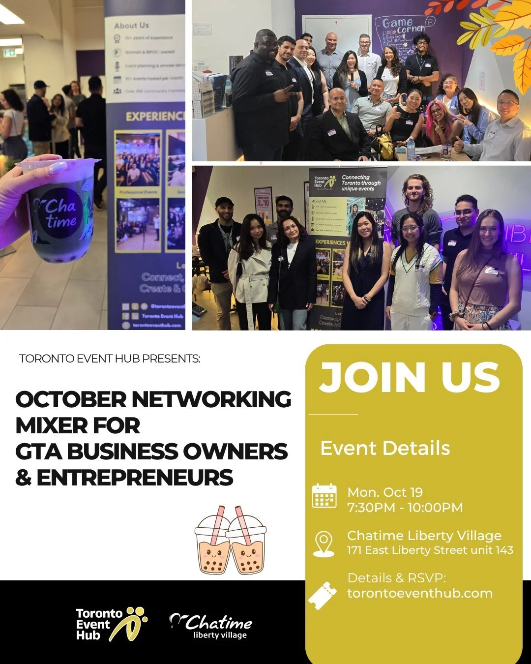 💼Try a different kind of networking - where's it's intentionally intimate and we ensure you talk to everyone. Perfect for introverted founders &amp; entrepreneurs.🧋✨

Whether you're growing a startup, running a small business or exploring your next