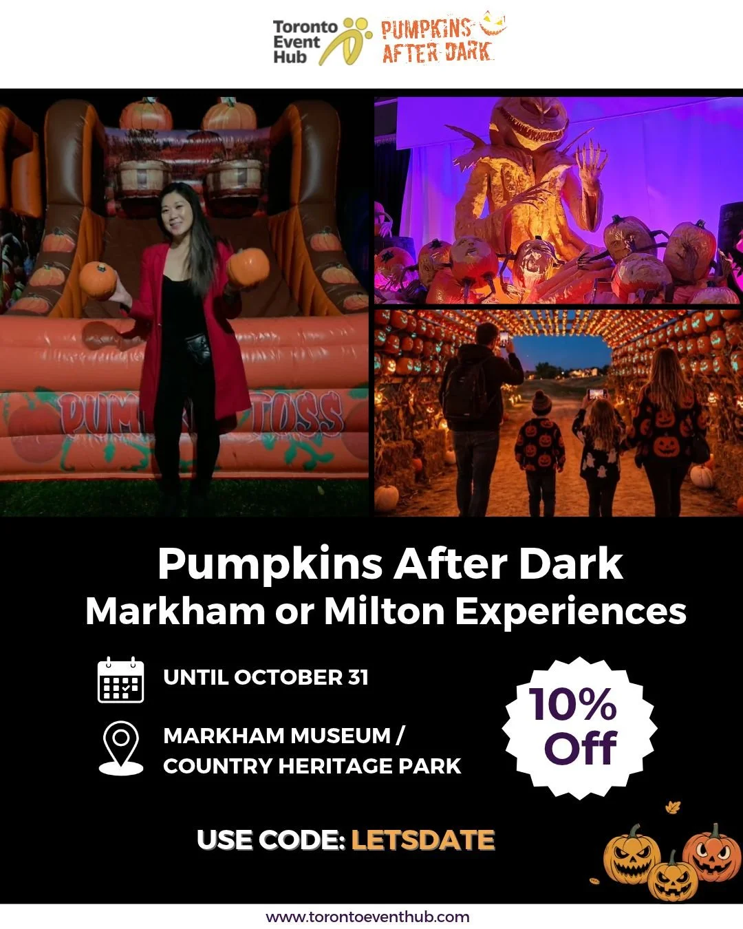🎃👻Looking for a Fall date night idea or thing to do with your besties? Try Pumpkins After Dark! ✨
🎃 Wander through glowing pumpkin displays, unique photo opps and enjoy a memorable fall outing with someone special &mdash; or make it a fun group da