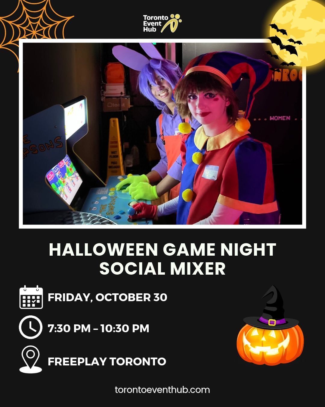 👻 2 more sleeps until our annual Halloween Game Night Social Mixer!
Here's what to expect:
🧠 Interactive team trivia
🕹️ Unlimited arcade &amp; video games with prizes to win
🏆 Halloween costume contest with a prize for the best costume
🎶 Live DJ