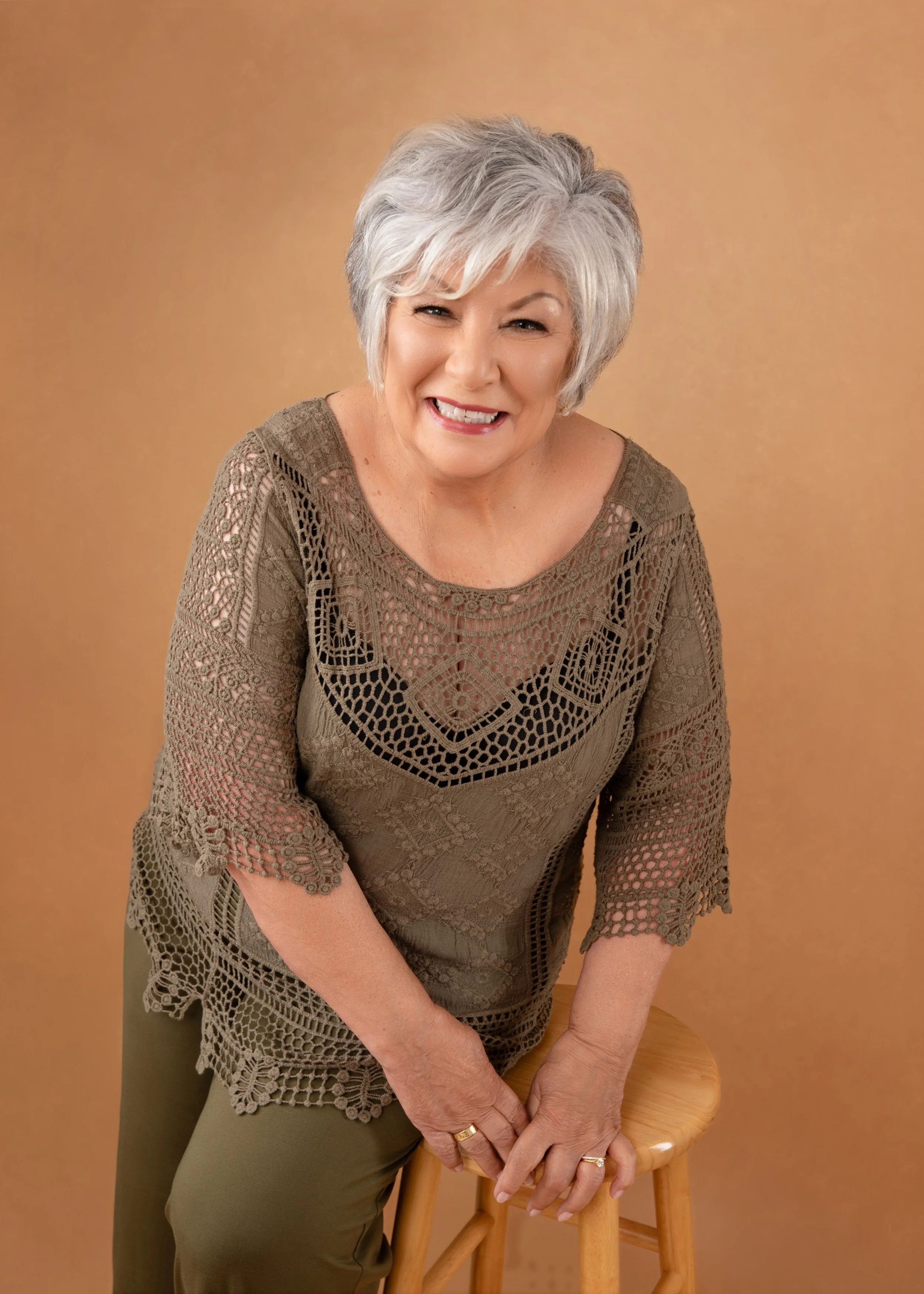 Linda 40 over 40 portrait session in my Smithsburg Studio