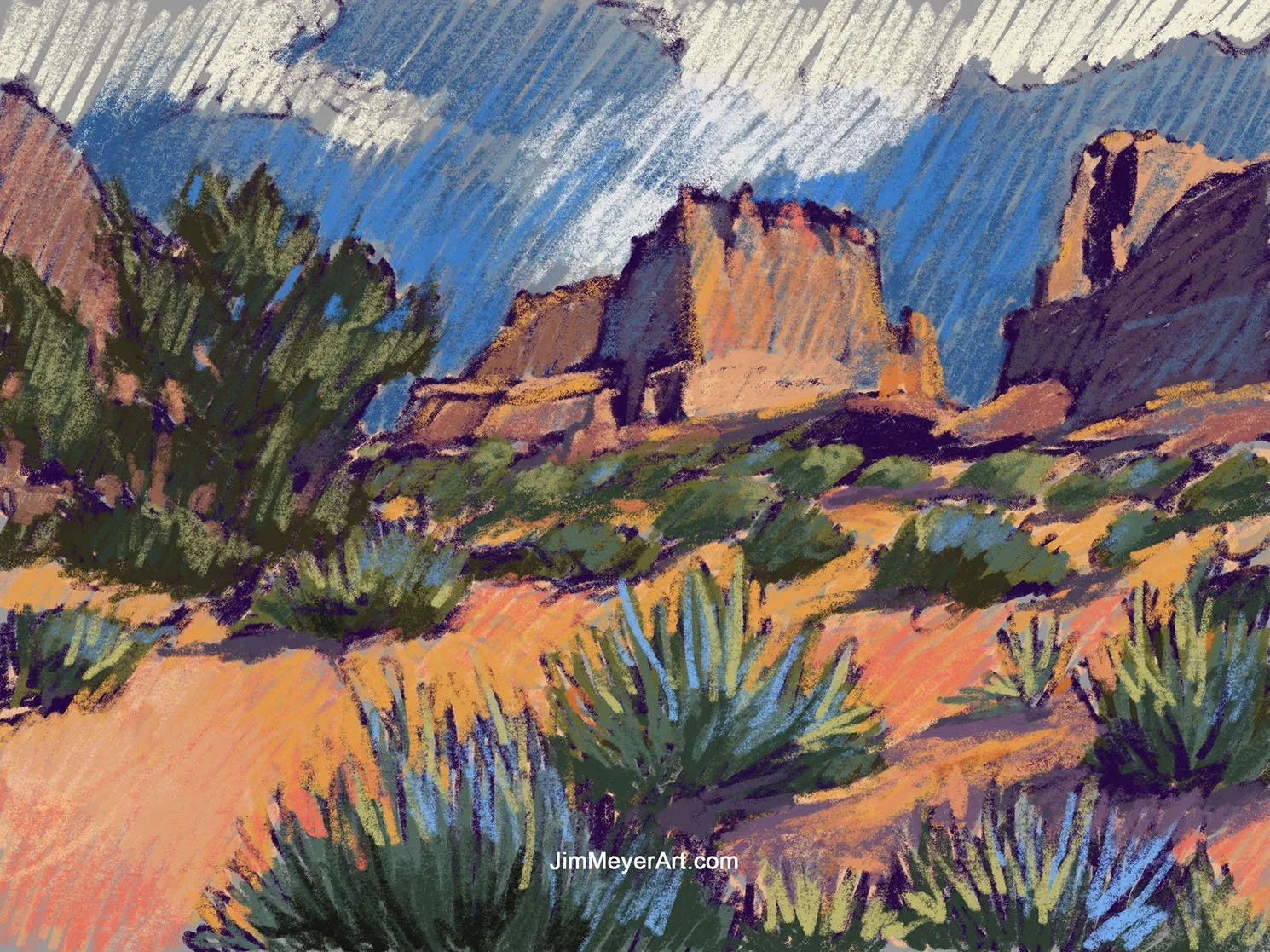 240221 Arches - Courthouse Afternoon