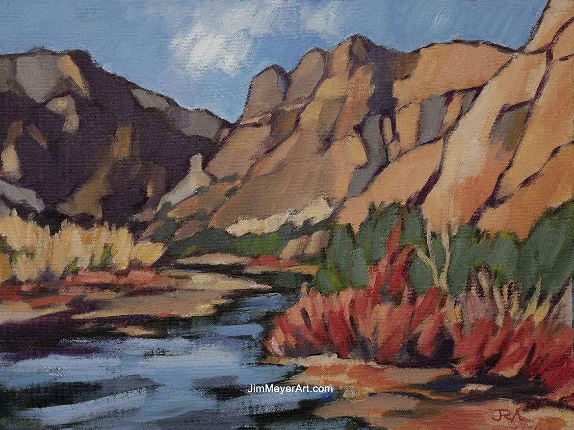 250305 San Rafael Swell, 12x16" Oil