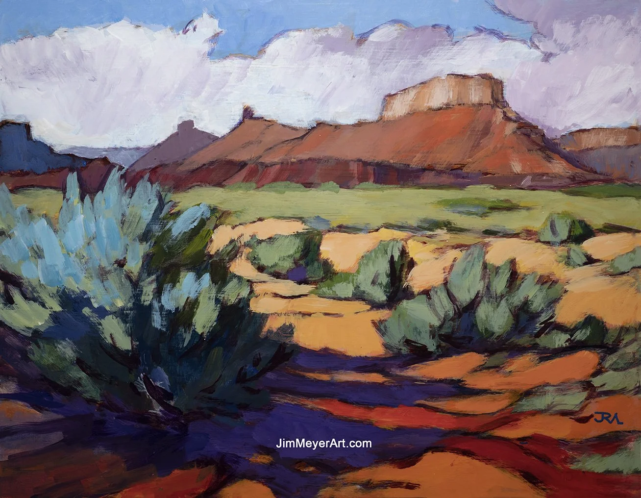 260324 Moab, 14x18" Acrylic