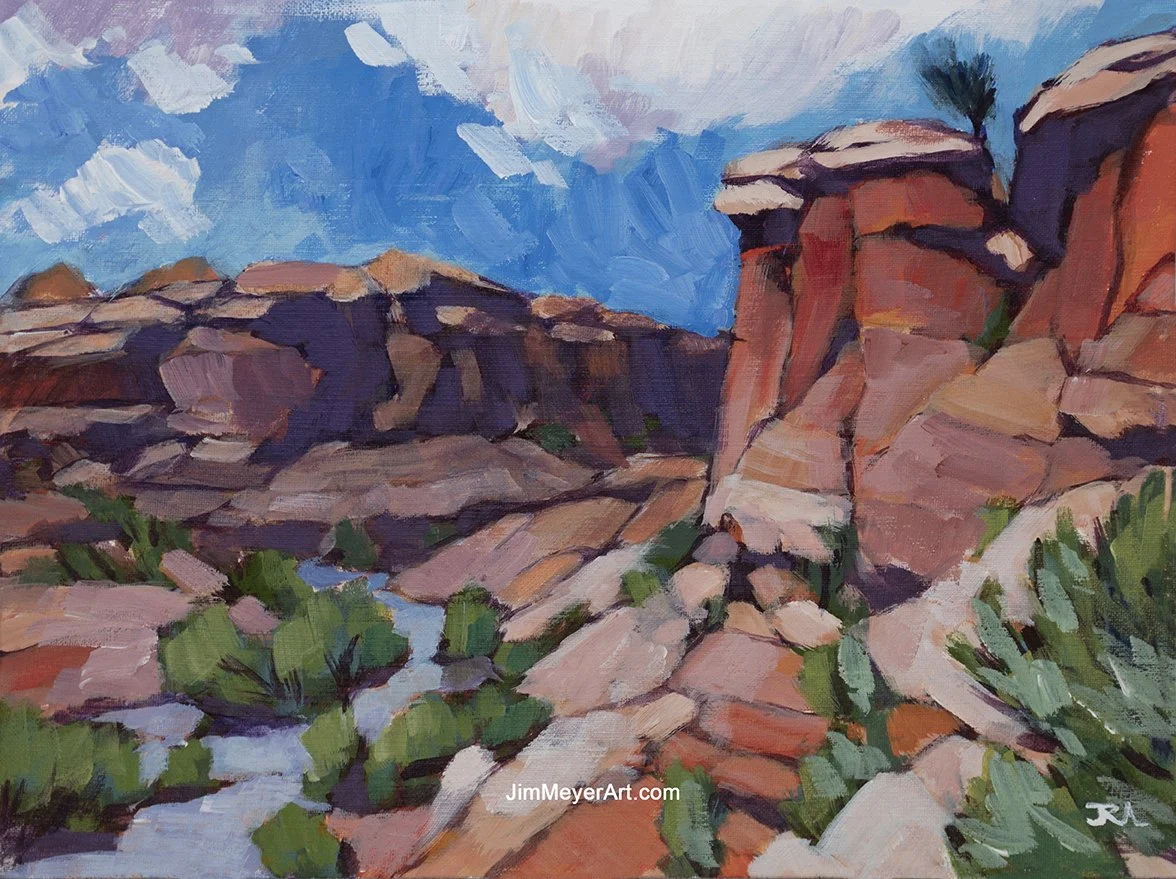 251119 Canyonlands, 12x16" Acrylic