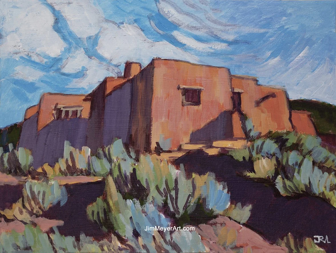 251112 Petrified Forest, 12x16" Acrylic