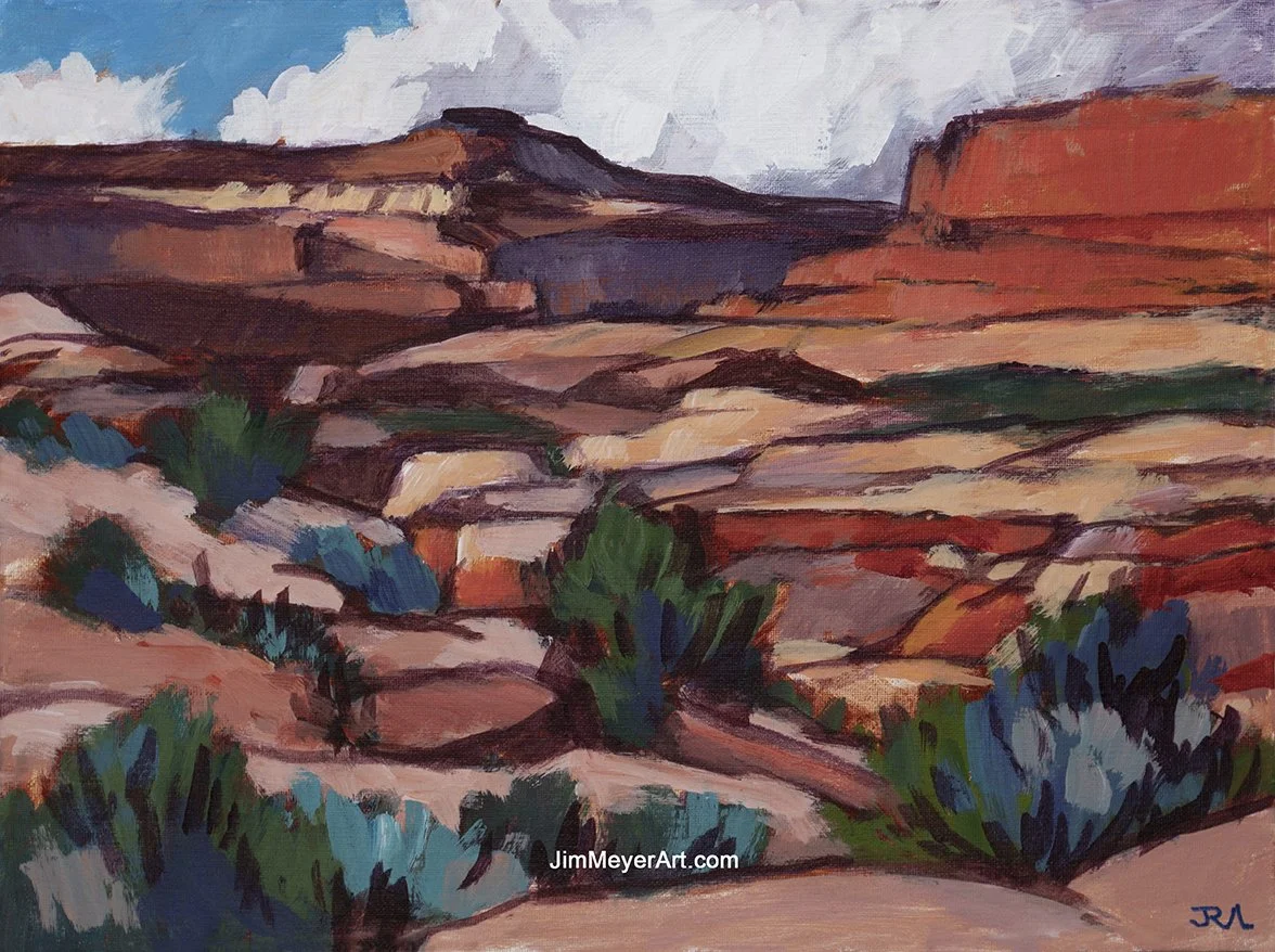250814 Canyonlands, 12x16" Acrylic