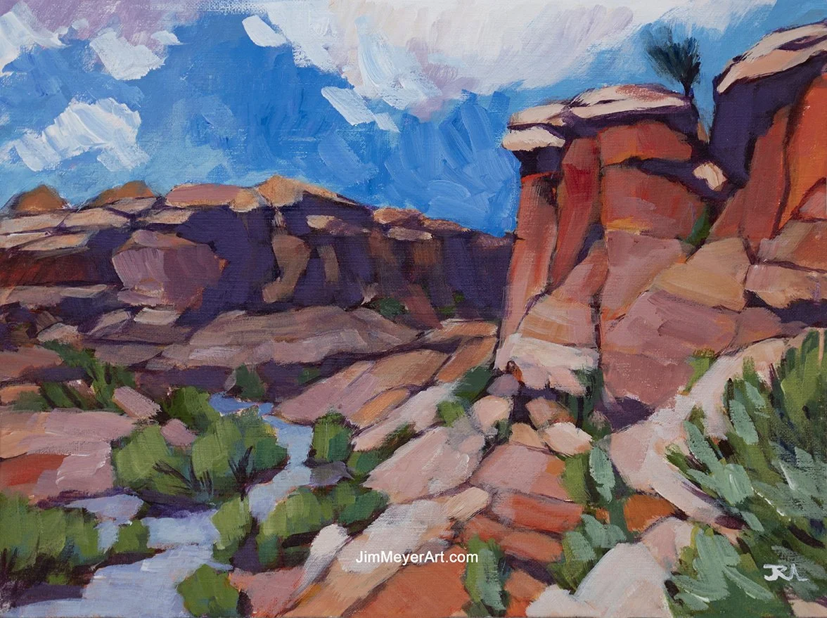 251119 Canyonlands, 12x16" Acrylic