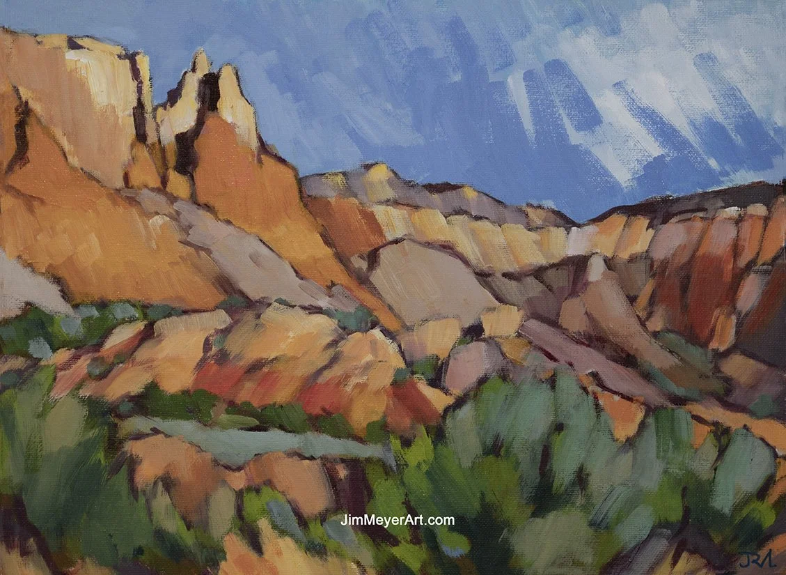 250313 Abiquiu, 12x16" Oil