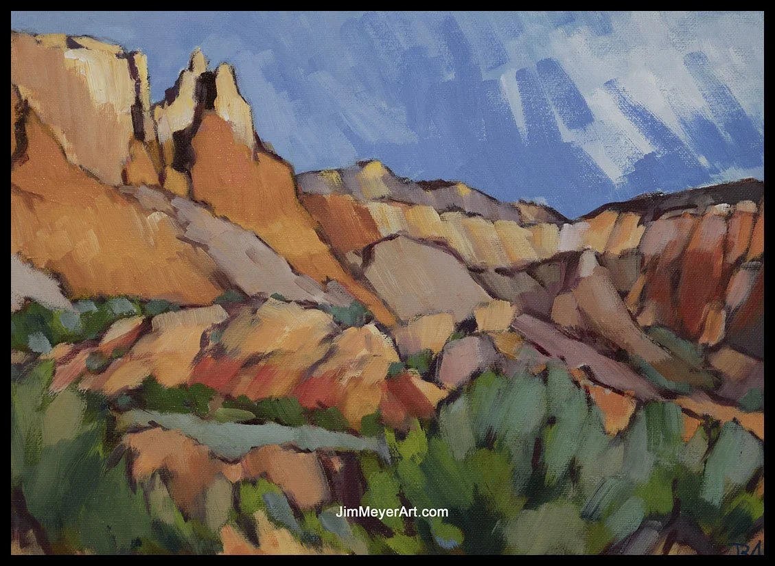 250313 Abiquiu, 12x16" Oil