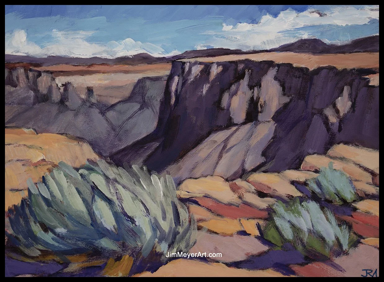 250818 Hanksville, 12x16" Acrylic
