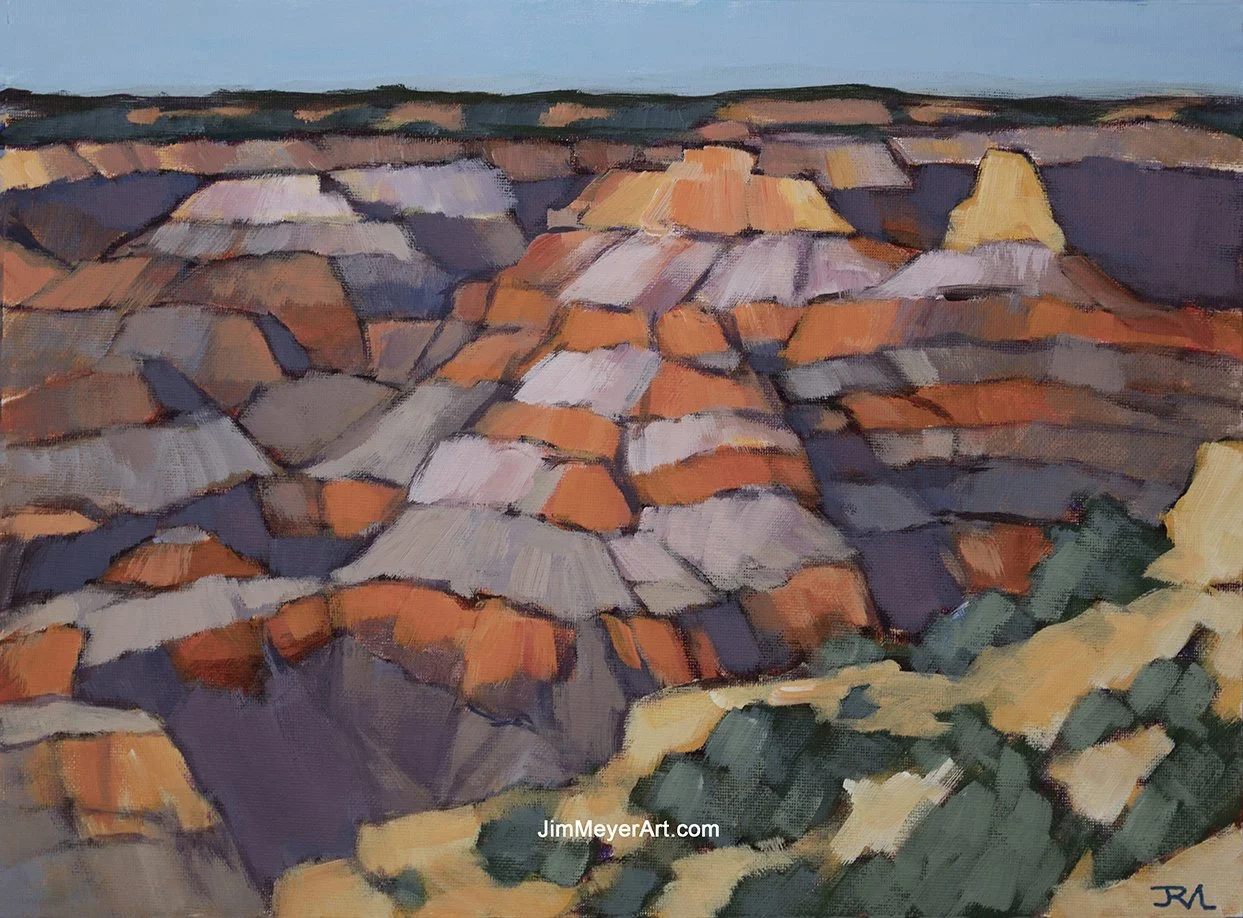 250408 Grand Canyon, 12x16" Acrylic