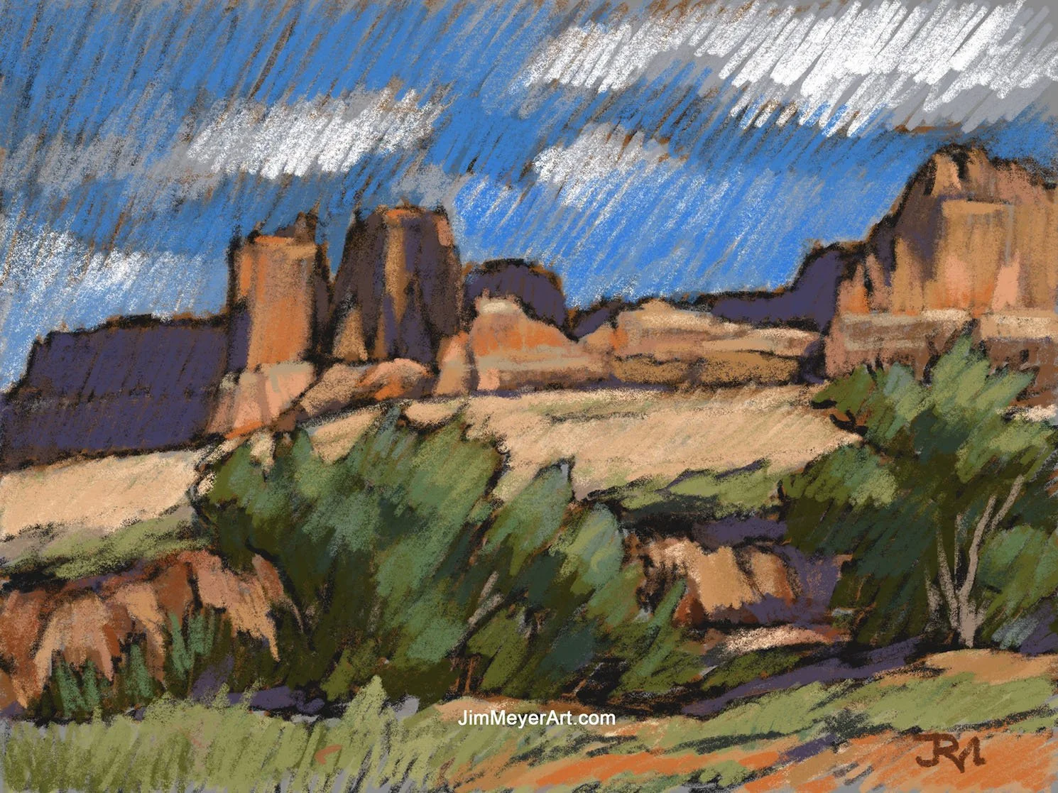 250313 Arches - Courthouse Wash East
