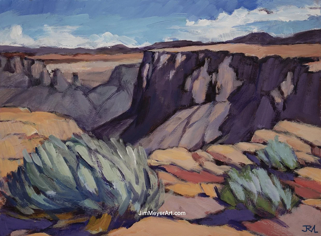 250818 Hanksville, 12x16" Acrylic