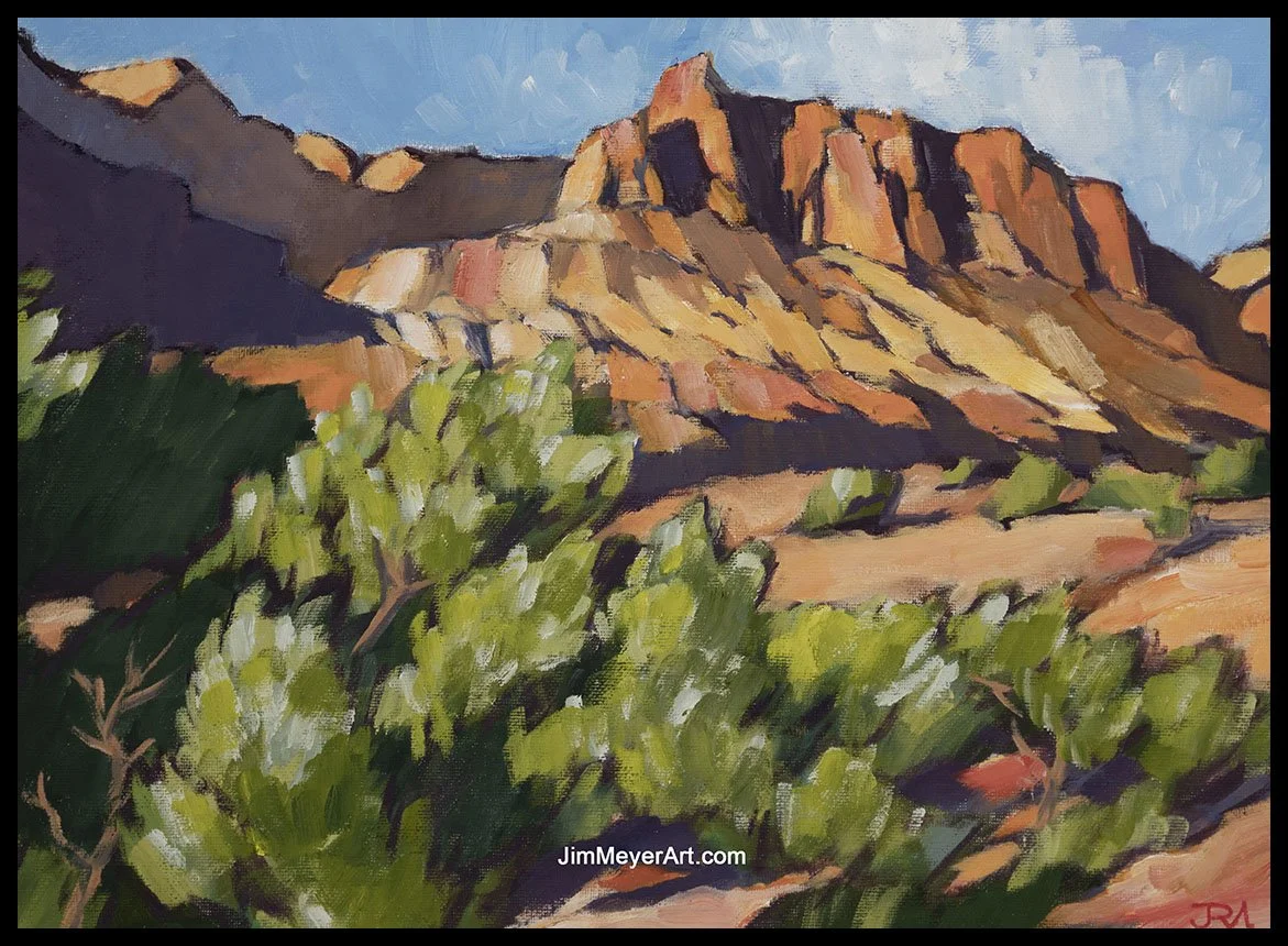 250226 Capitol Reef, 12x16" Oil