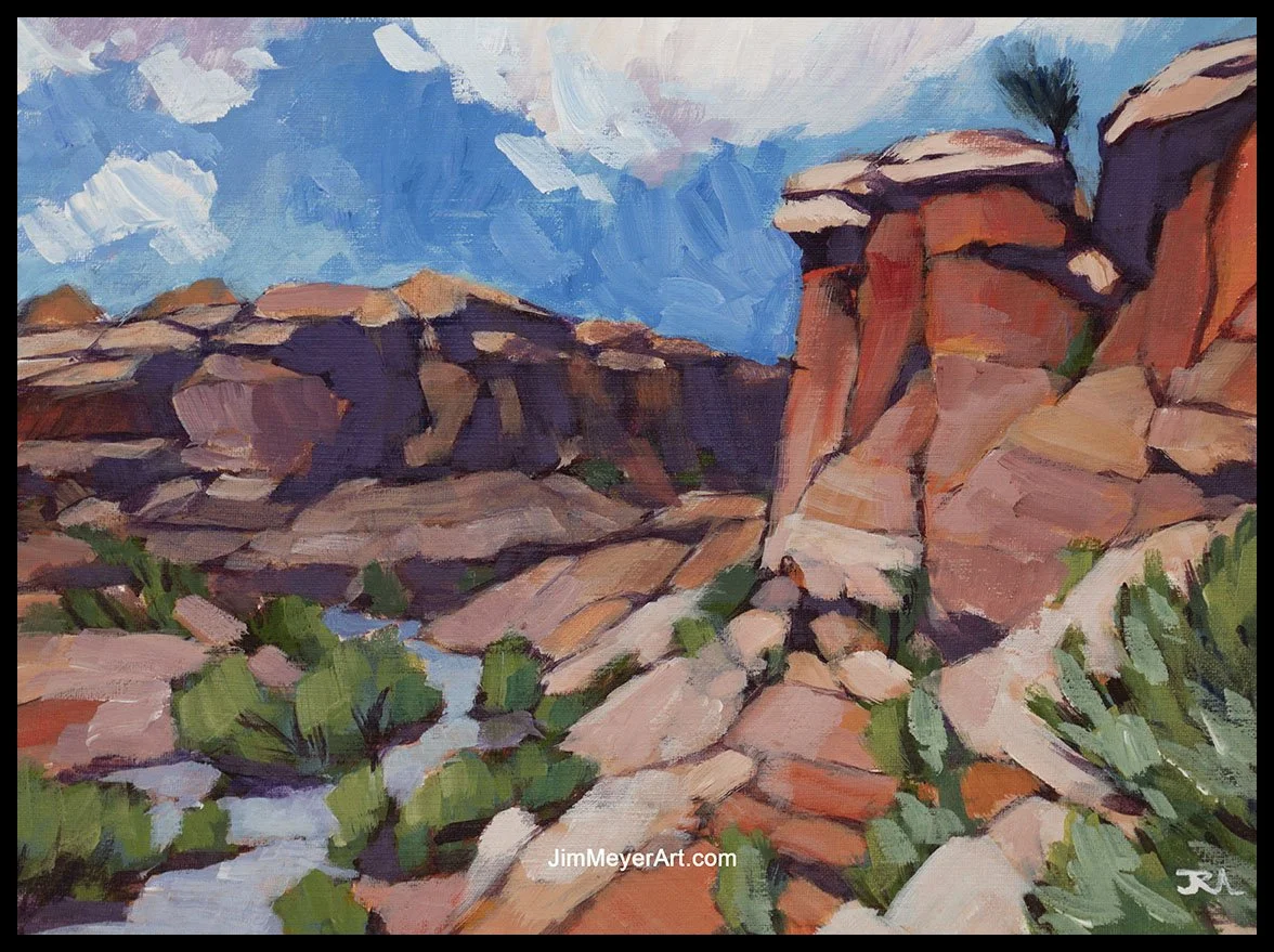 251119 Canyonlands, 12x16" Acrylic
