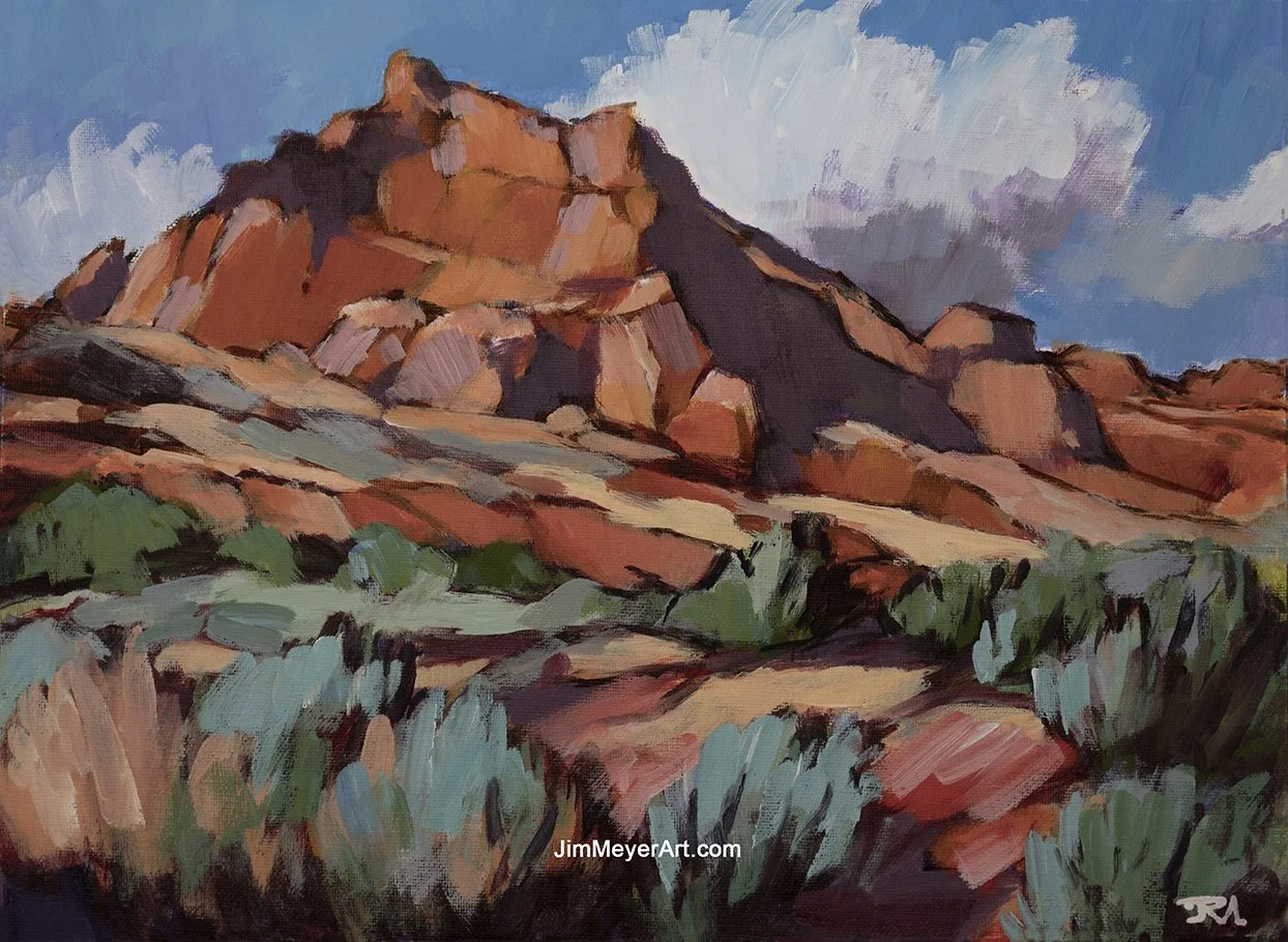 250507 Arches, 12x16" Acrylic