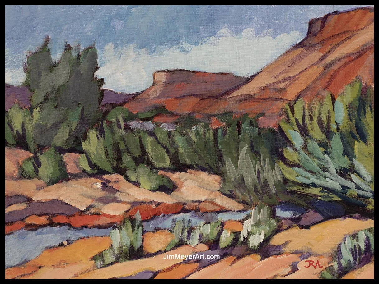 251227 Moab, 12x16" Acrylic