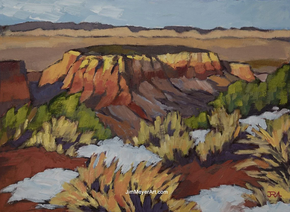 250205 CO Natl Monument, 12x16" Oil