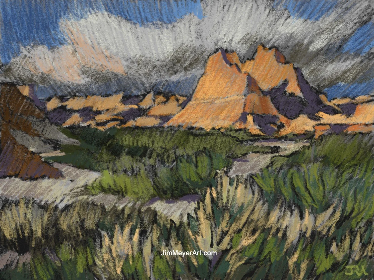 241225 Badlands - Castle Trail Wash