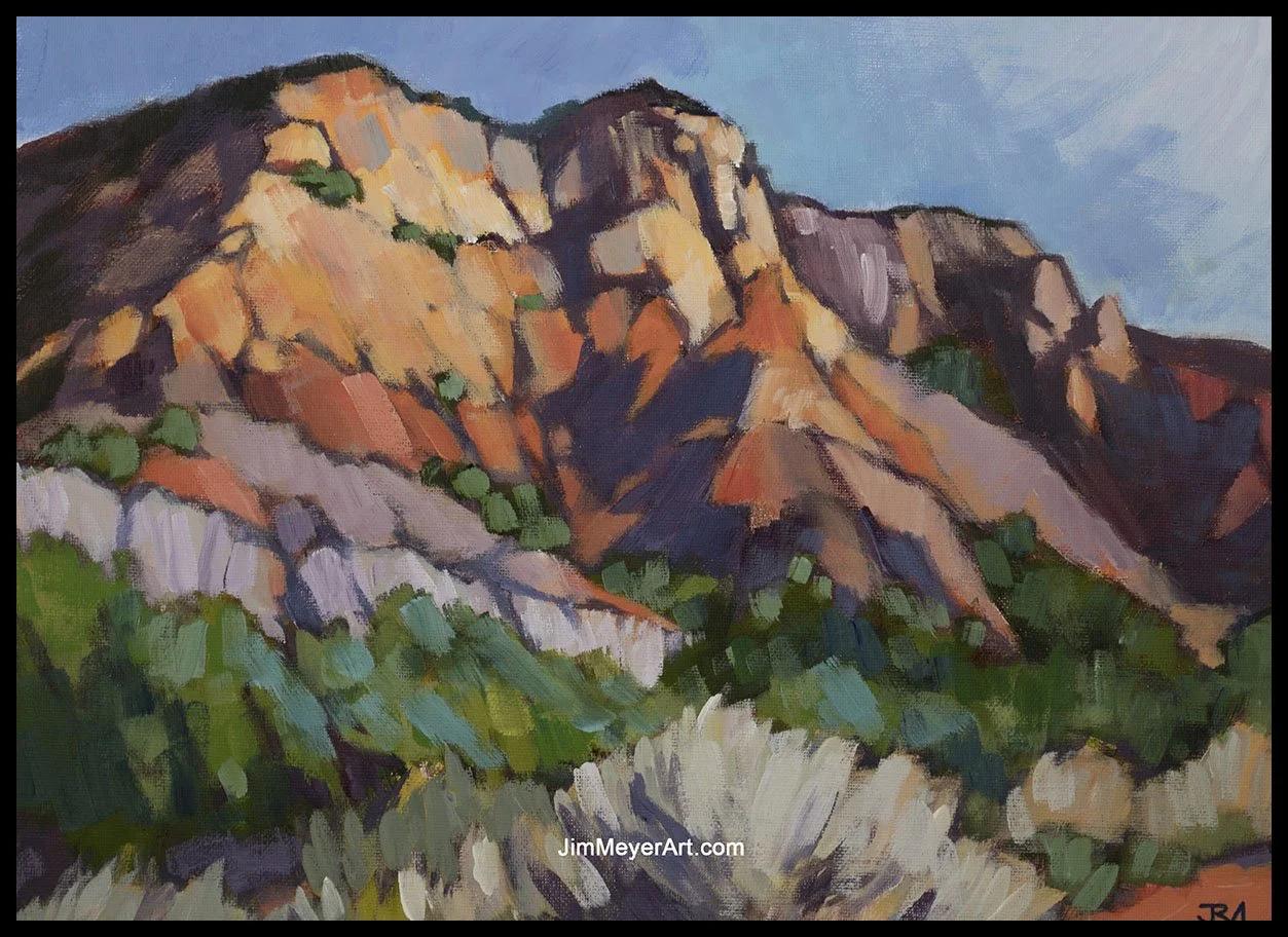 250406 Abiquiu, 12x16" Acrylic