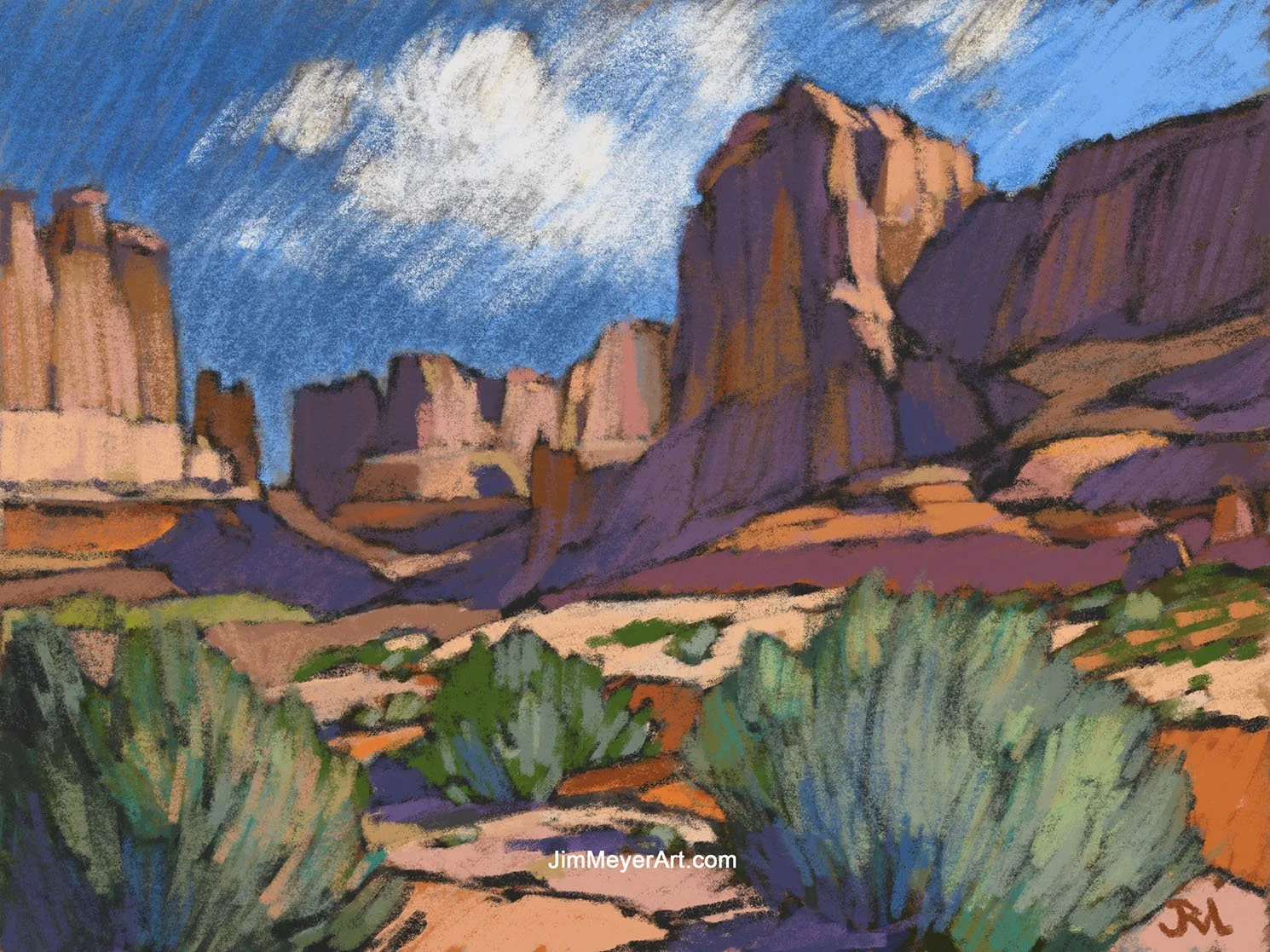 260905 Arches - Courthouse Afternoon